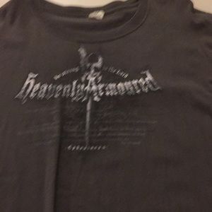 This is a good used t-shirt 2xl in size grey